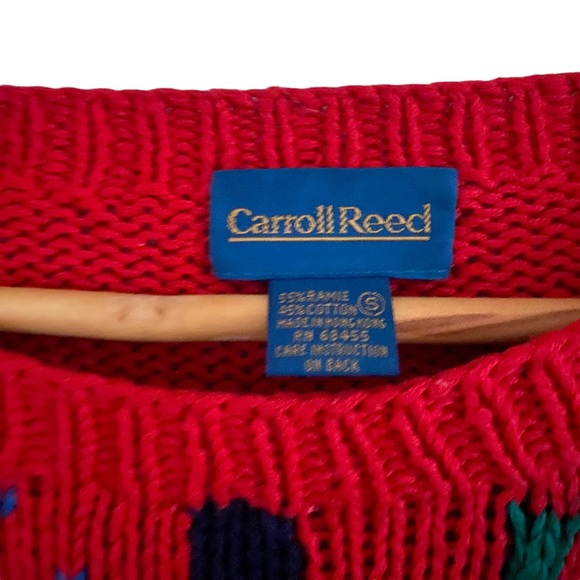 Vintage Windowpane Carroll Reed Seasons Sweater Size Small - Picture 3 of 7